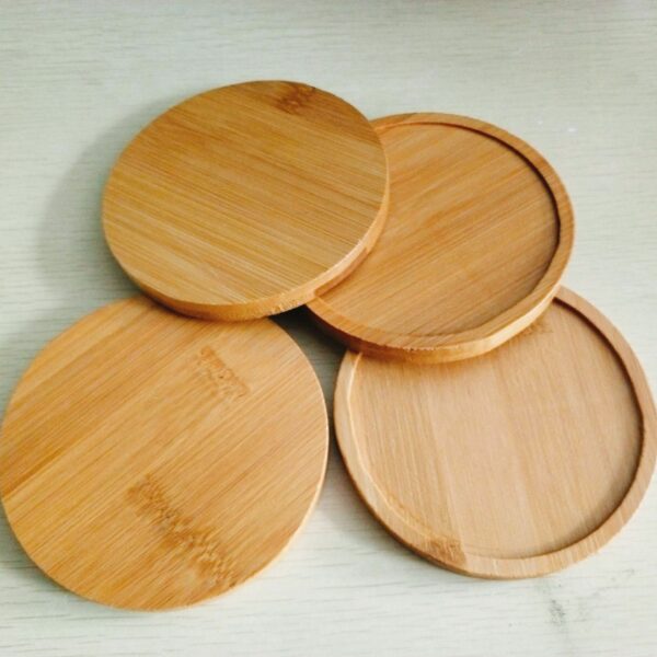 Small Circle Bamboo Tray