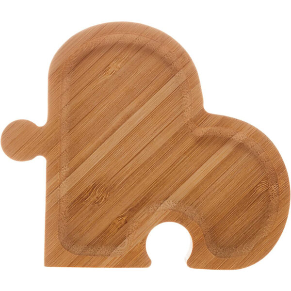 Lucky 4-leaf Shaped Bamboo Tray Set