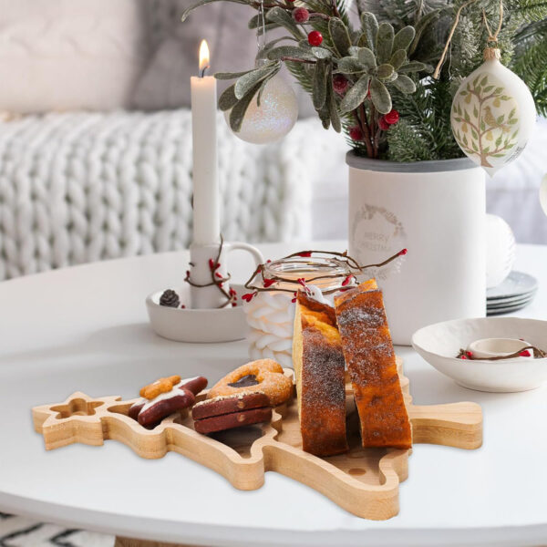 Christmas Tree Bamboo Tray