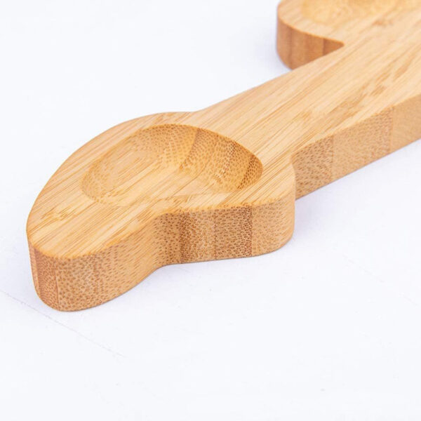 Guitar Shaped Bamboo Tray