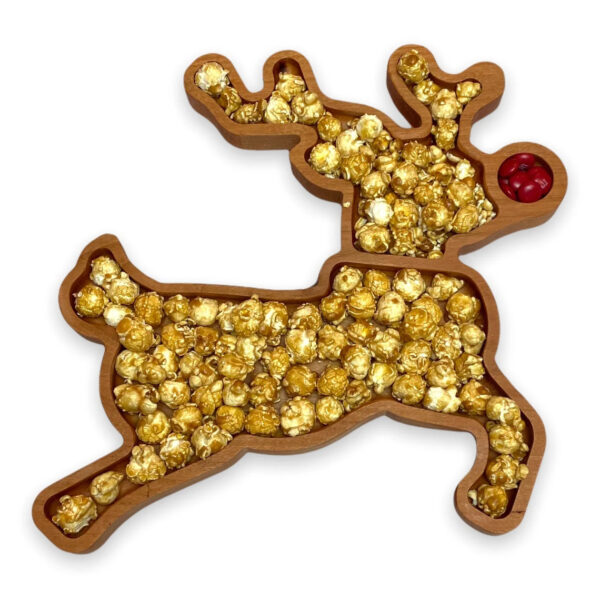 Reindeer Shaped Wooden Tray