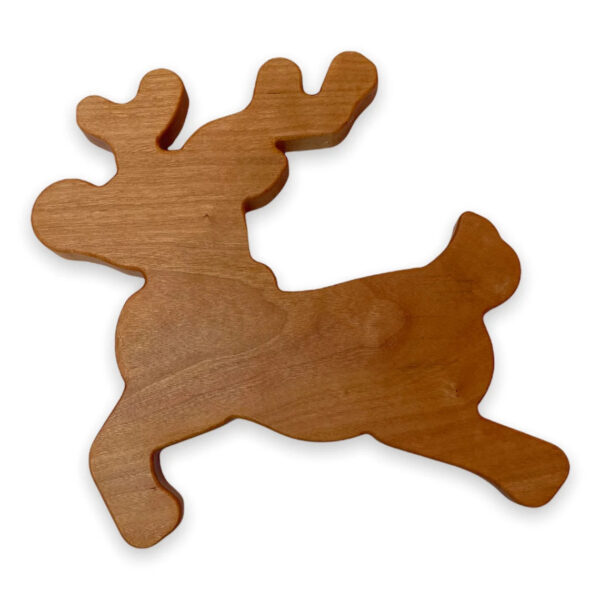 Reindeer Shaped Wooden Tray