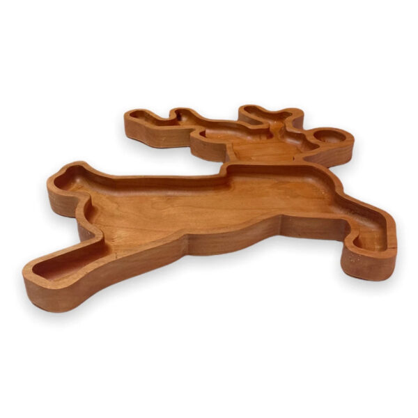 Reindeer Shaped Wooden Tray