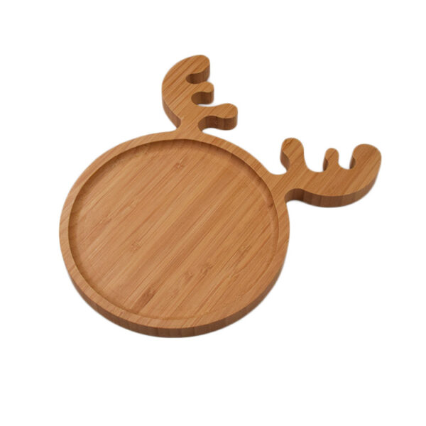 Reindeer Shaped Bamboo Tray