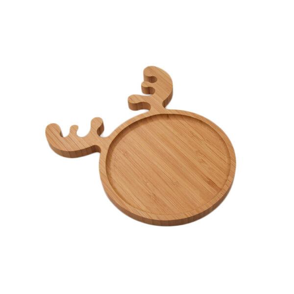 Reindeer Shaped Bamboo Tray