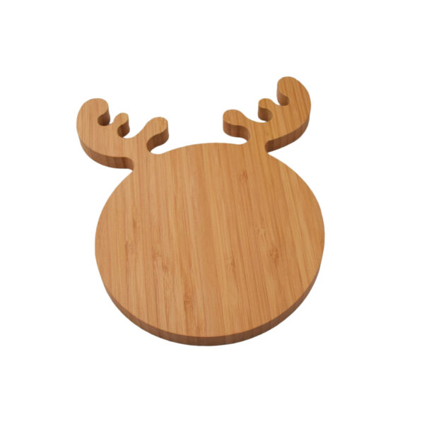 Reindeer Shaped Bamboo Tray