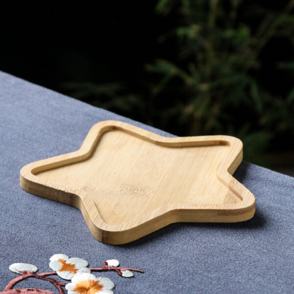 Star Shaped Bamboo Tray