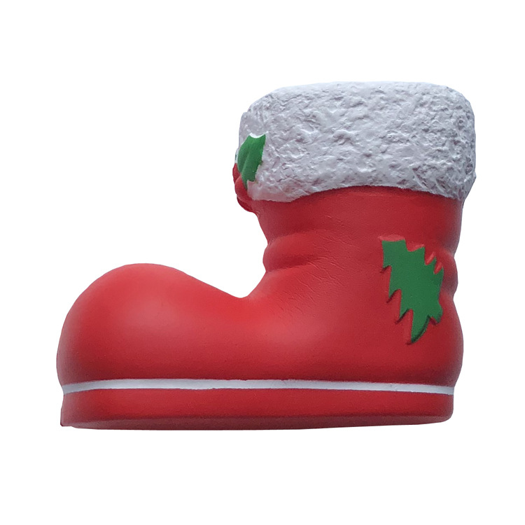 Christmas Shoe Shaped Slow Rising Stress Reliever