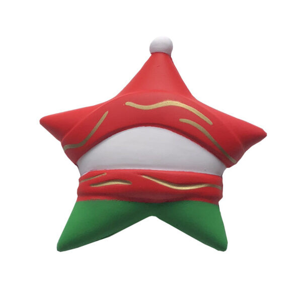 Christmas Star Shaped Slow Rising Stress Reliever