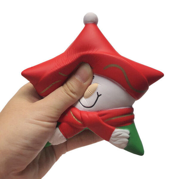 Christmas Star Shaped Slow Rising Stress Reliever