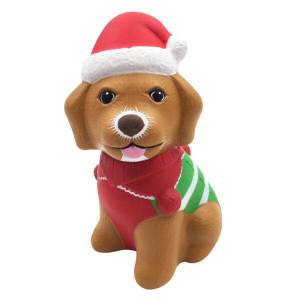 Christmas Dog Shaped Slow Rising Stress Reliever