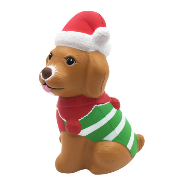 Christmas Dog Shaped Slow Rising Stress Reliever