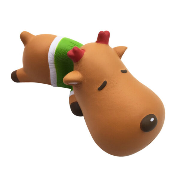 Christmas Sleepy Reindeer Shaped Slow Rising Stress Reliever