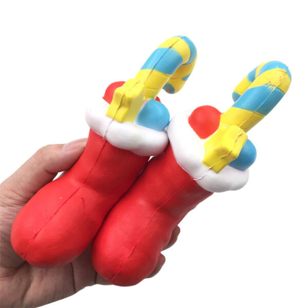 Christmas Gift Socks Shaped Slow Rising Stress Reliever