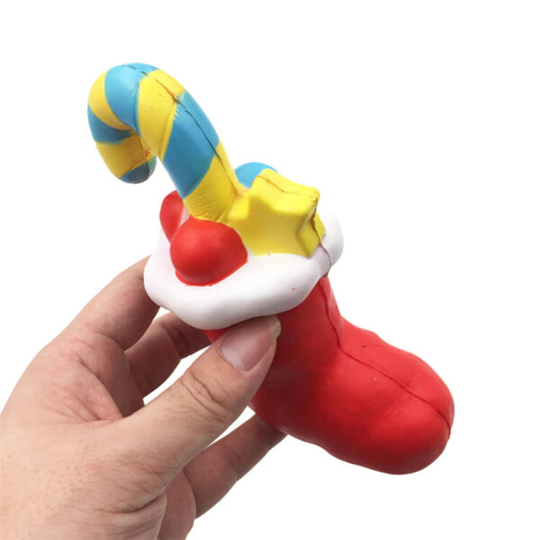 Christmas Gift Socks Shaped Slow Rising Stress Reliever