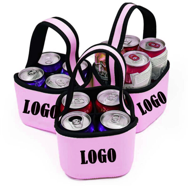 Outdoor Solid Color Convenient Drinks Tote Bag