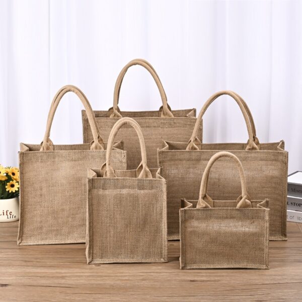 Eco-friendly Linen Hand-held Canvas Bag