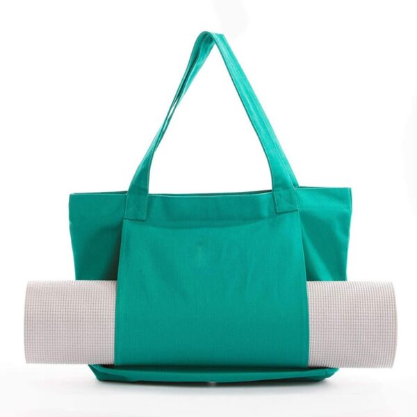 Multifunctional Yoga Canvas Tote Bag