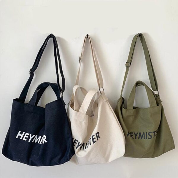 Tote & Shoulder Commuter Canvas Bag