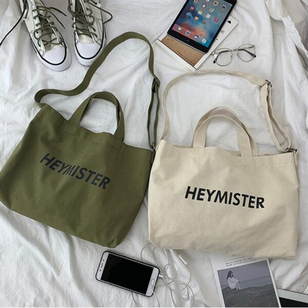 Tote & Shoulder Commuter Canvas Bag