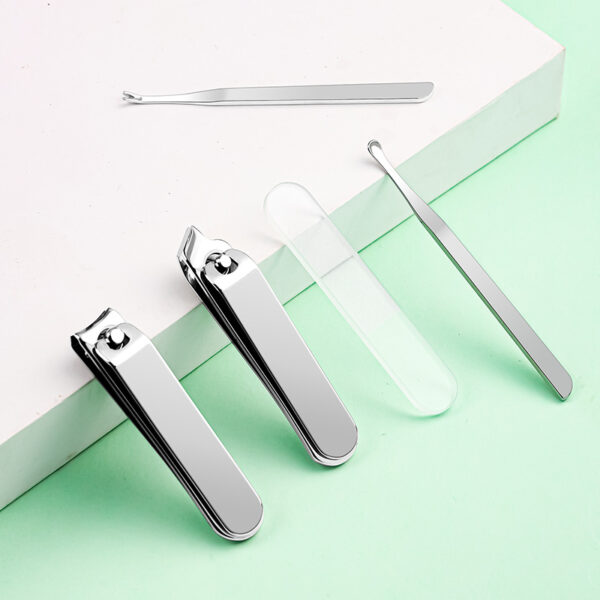 Stainless Steel Nail Clippers 5-Piece Set