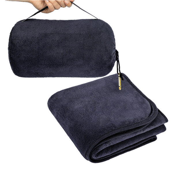 Portable Carrying Handle Travel Blanket