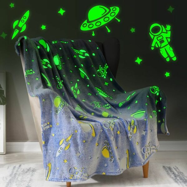 Fluorescent Flannel Children's Printed Blanket