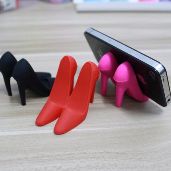 Mini High Heels Silicone Phone Holder