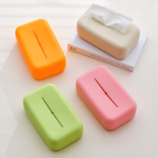 Simple Silicone Napkin Box for Home Use