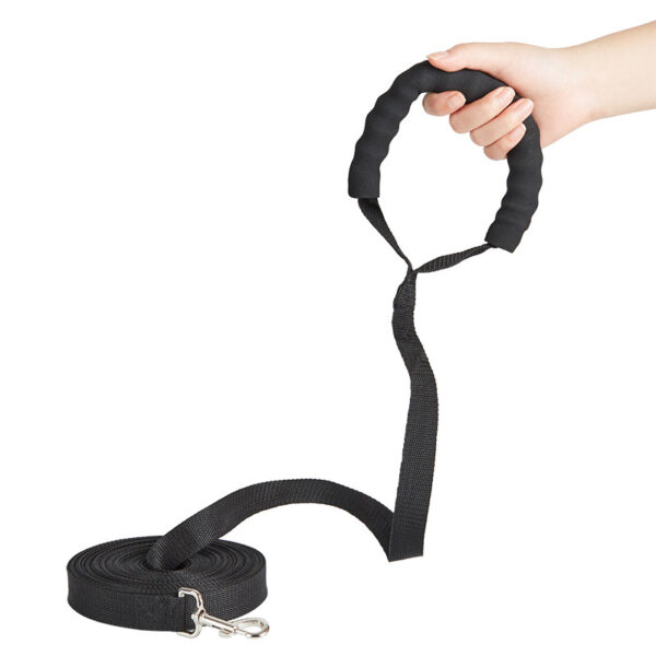 Nylon Dog Walking Leash with Foam Handle