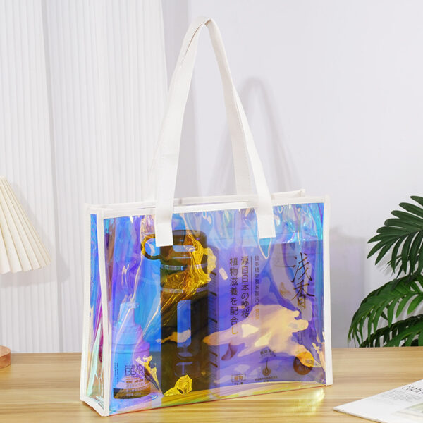 PVC Clear Jelly Illusion Tote Bag