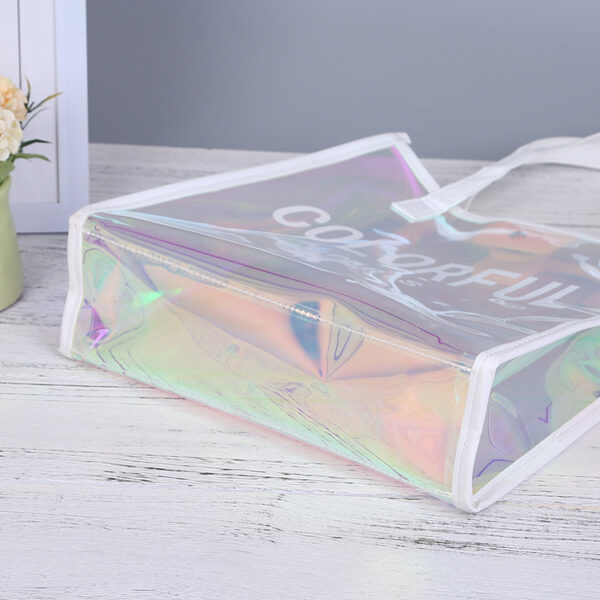 Custom PVC Clear Jelly Illusion Tote Bag