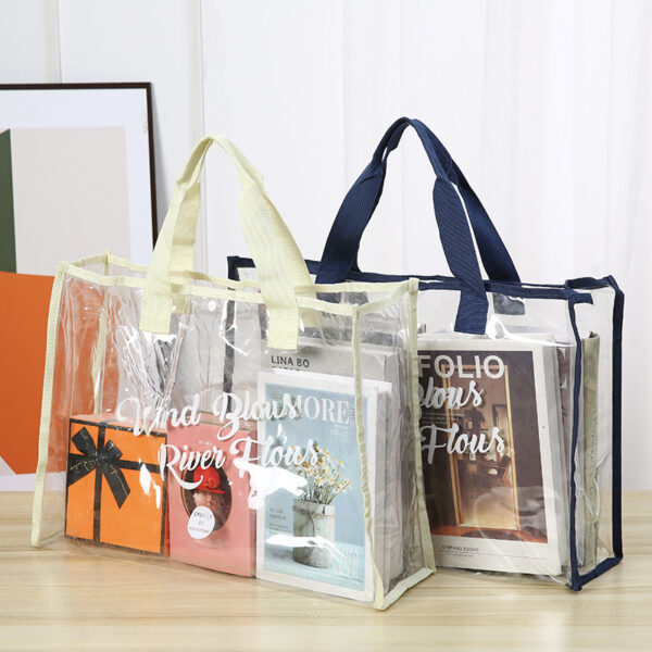 Custom PVC Clear Waterproof Jelly Tote Bag