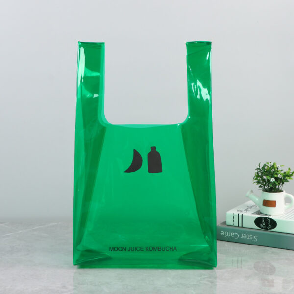 Colorful Vest Bag PVC Clear Waterproof Tote Bag