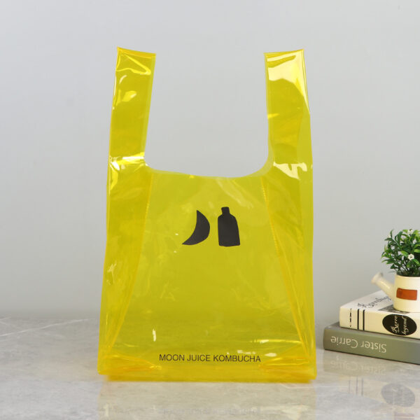 Colorful Vest Bag PVC Clear Waterproof Tote Bag