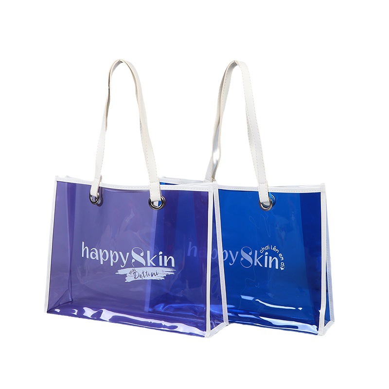 Customized PVC Waterproof Clear Tote Bag