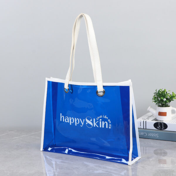 Customized PVC Waterproof Clear Tote Bag