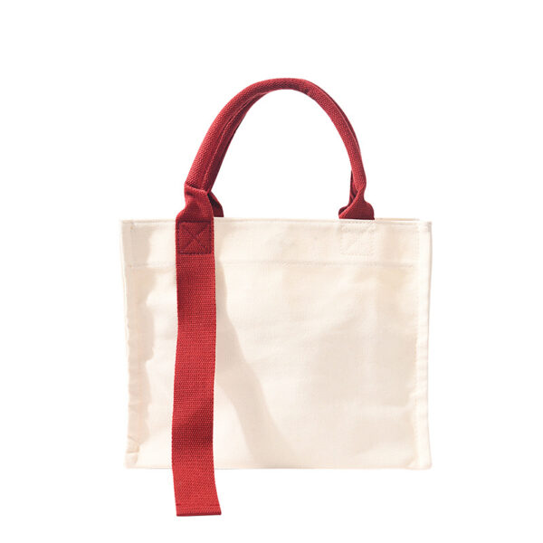 Custom Canvas Tote Bag with Flutter Strap