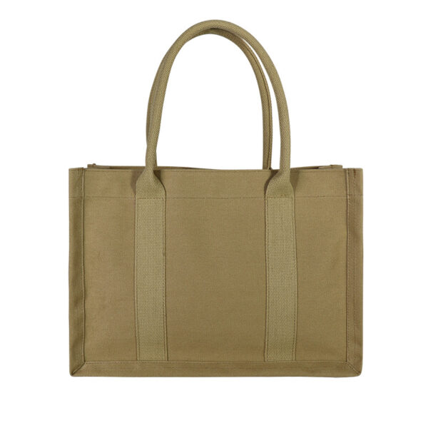 Cotton Linen Reinforced RPET Canvas Tote Bag