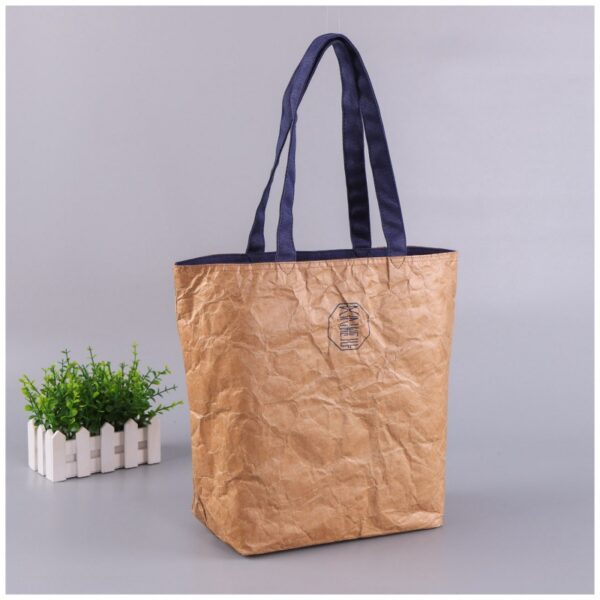 Custom Dupont Paper Tote Bag Washable Cowhide