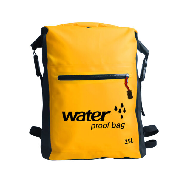 PVC 25 Liter Floating Waterproof Dry Shoulder Bag Beach Rafting Swimming Bag