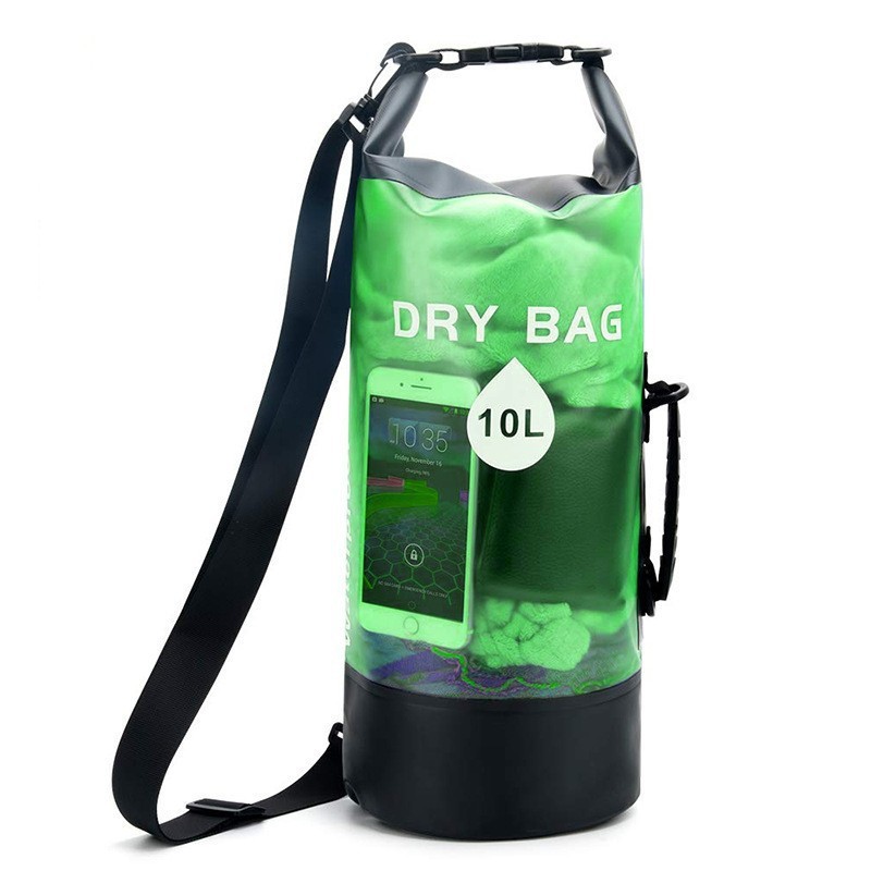 Custom Semi-transparent Pvc Waterproof Bucket Bag