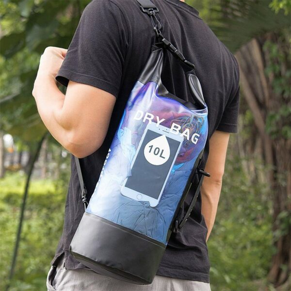 Custom Semi-transparent Pvc Waterproof Bucket Bag