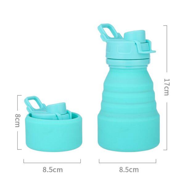 Outdoor Portable Silicone Folding Sports Water Bottle