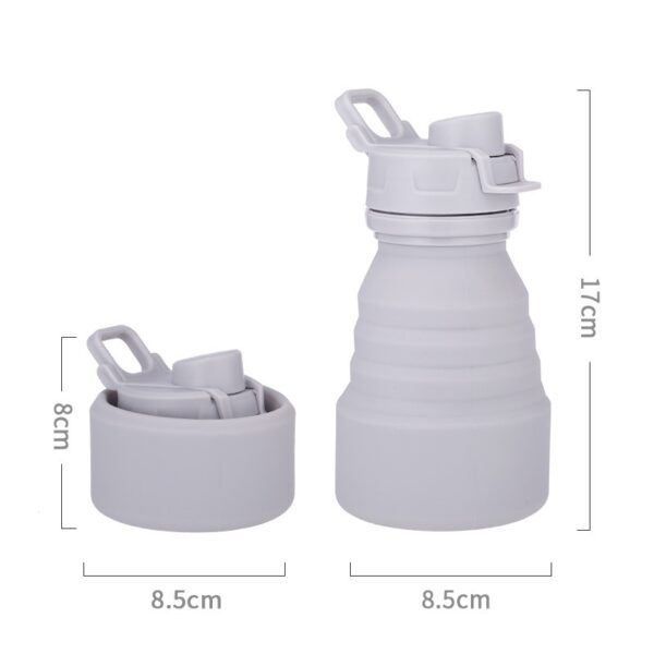 Outdoor Portable Silicone Folding Sports Water Bottle