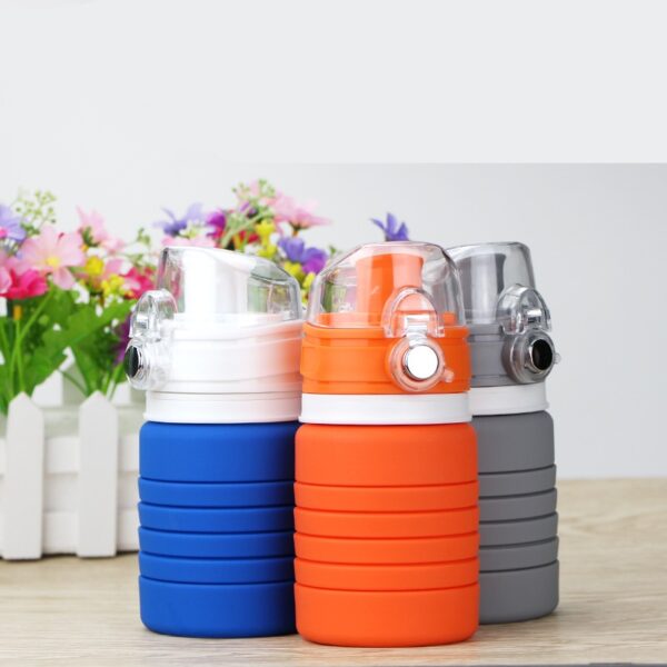 Foodgrade Silicone Folding Outdoor Water Bottle