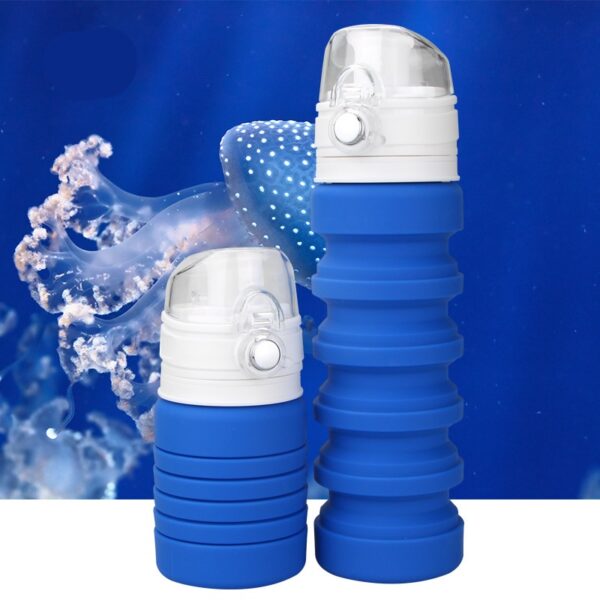 Foodgrade Silicone Folding Outdoor Water Bottle