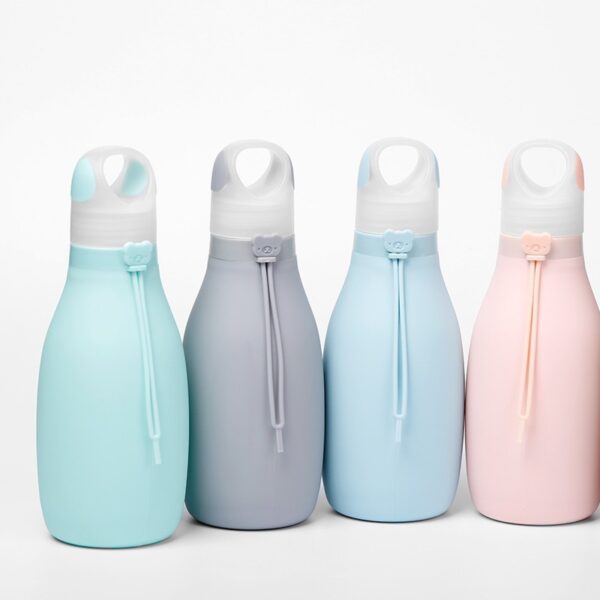 Portable Outdoor Silicone Foldable Water Bottle