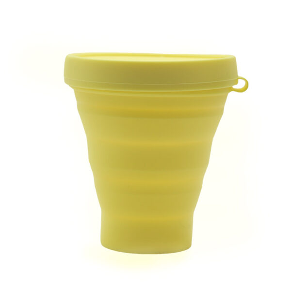 Solid Color MIni Silicone Folding Water Mug