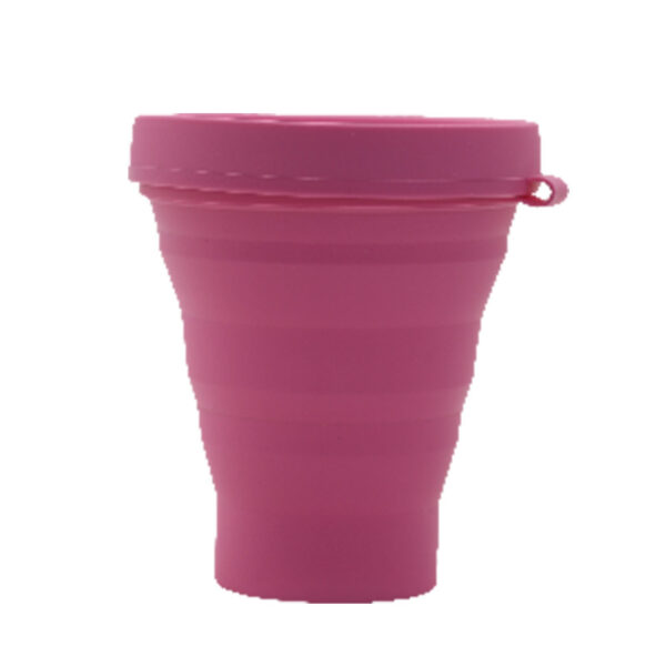 Solid Color MIni Silicone Folding Water Mug